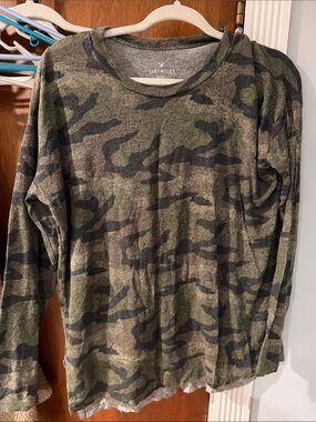 American Eagle Outfitters Soft & Sexy Plush Pullover - Heather Gray